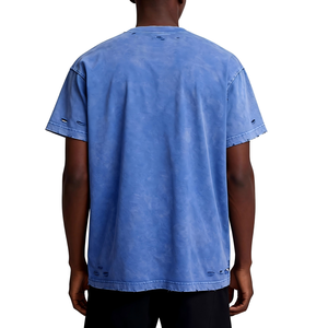 T-shirt en coton pour homme, décontracté, à manches courtes, respirant, doux, col rond, coupe classique, léger, pour tous les jours, streetwear, mode, USA Tops - Product Image 4