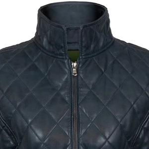 Chaleco de Motocicleta de Cuero Personalizado para Mujer, Diseño Personalizado sin Mangas con Bolsillos Delanteros y Costuras Resistentes para Motociclismo - Product Image 4