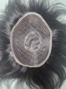 Prothèse capillaire en cheveux naturels indiens Remy, mono-soudée, entièrement en dentelle, ondulée, Taz Hair BD Bangladesh - Product Image 5