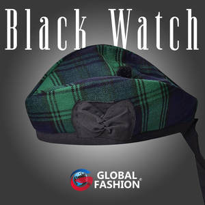 Gorro Glengarry Tradicional Escocés de Lana Tartán, Diseñado para Pipers, Bateristas y Reuniones Tradicionales de la Tierra Alta - Product Image 2