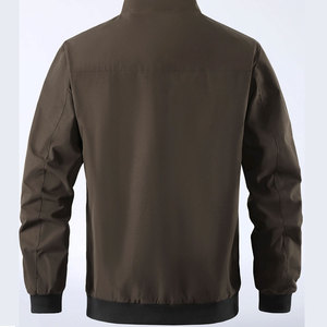 Chaqueta Acolchada de Lona de Color Sólido Vintage de Alta Calidad, Cuello Alto Grueso, Relleno de Poliéster, Cierre con Botones de Cuerno, para Invierno - Product Image 4