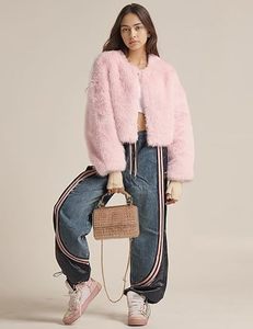 เสื้อโค้ทขนสุนัขจิ้งจอกแท้สำหรับผู้หญิงฤดูหนาว ขายส่งจากโรงงาน รับผลิตตามแบบ ขนสัตว์ธรรมชาติ  เสื้อแจ็คเก็ตขนฟูเลียนแบบคุณภาพสูง ไซส์ใหญ่ - Product Image 1