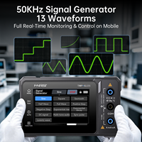 FNIRSI TMP-610S 3 in 1 Handheld Oscilloscope Multimeter Signal Generator 4.5 Digit 60000 Counts 10MHz Touch Screen Test Meter