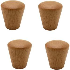 ลูกบิดไม้สไตล์เรโทรสำหรับตู้ครัว ลิ้นชัก ตู้เสื้อผ้า เฟอร์นิเจอร์ อุปกรณ์จัดระเบียบ RR Enterprises รุ่น RR202511815 - Product Image 3