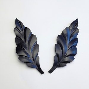 Accessoires et composants de portail de jardin en fonte forgée, antirouille, style européen traditionnel, soudables, revêtement en poudre, modélisation 3D - Product Image 2