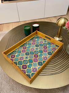 Plateau en bois imprimé pour chambre d'enfant, motif dessin animé, pour rangement de jouets et jeux, vente en gros, plateau de service - Product Image 3