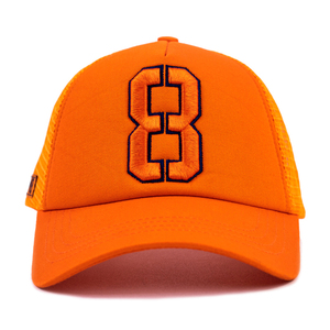 Casquette de camionneur promotionnelle haut de gamme en gros, structurée, avec panneau avant en mousse, réglable, à fermeture snapback, en maille - Product Image 1