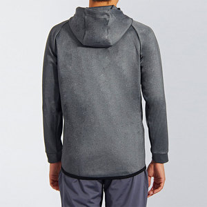 เสื้อฮู้ดซิปผู้ชาย OEM ODM แบบสั่งทำลวดลายได้ คุณภาพดีที่สุด เสื้อฮู้ดแขนยาวแบบซิปเต็มตัว สำหรับฤดูหนาว - Product Image 5