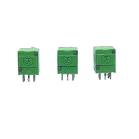 Potenciómetro de Eje Aislado Lineal Serie F09K de 9 mm B100K, Control de Volumen, Reóstato Rotatorio, Resistencia Variable +/-20%