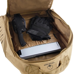 Sac à dos tactique 45L en gros, imperméable avec fermeture éclair, idéal pour le camping, la randonnée, la chasse, la gym, le travail et les voyages - Product Image 4