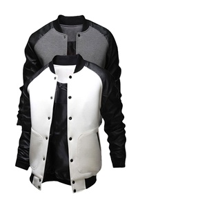 Custom Varsity Jacket Embroidery Logo & Pure Leather Sleeve Quilted Streetwear Varsity Bomber Jackets - Product Image 1