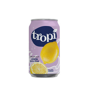Tropi Juice Drink 330ml Aluminum Short Can 100% Fruit Puree Flavored Low-Fat Sterilized <b>Fresh</b>-Squeezed 5 Brix Water Melon Mango - Product Image 5