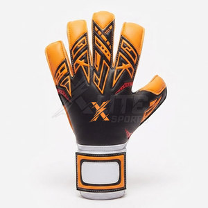 Gants de gardien de but en latex durables à faible MOQ, meilleur prix, antidérapants, avec fermeture auto-agrippante, unisexes, pour entraînement et matchs sportifs - Product Image 2