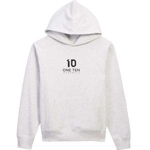 Sudadera con Capucha de Felpa para Hombre, Corte Holgado, Color Gris Jaspeado, Suave y Cálida, Estilo Casual, Manga Larga, Comodidad Premium - Product Image 1