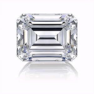เพชรเม็ดเล็ก CVD ปลูกในห้องปฏิบัติการ รูปทรง Asscher Cut และ Emerald Cut ขนาด 0.15-0.2 กะรัต สี DEF ความสะอาด VVS ขนาด 3.6x2.6 มม. และ 4.0x3.0 มม. แบบเจียระไนละเอียด ขายส่ง - Product Image 1