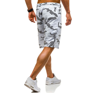 Men's Camouflage <b>Print</b> Quick Dry High Waist Bermuda Shorts Front Drawstring Closure Pockets Casual Wear Eco-Friendly Breathable - Product Image 3