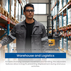 Gafas de seguridad antiniebla, lentes de protección ocular para exteriores - Product Image 6