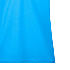 Camisa Polo Azul Claro para Mujer, con Botones, Diseño Bordado, Manga Corta, Cuello Camisero, Mezcla de Algodón, Ropa Casual de Golf y Negocios - Product Image 4