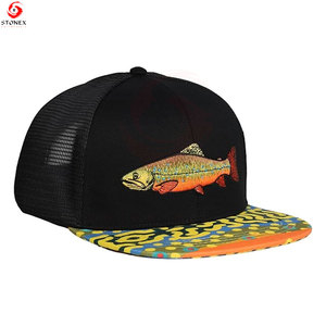 Casquette de camionneur style américain pour homme, respirante, en maille, avec fermeture snapback, idéale pour les aventures en plein air, les voyages et les sorties du week-end - Product Image 2