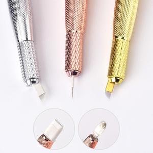 Manual Eyebrow Tattoo Pen Diamond Microblading <b>Holder</b> for Permanent <b>Makeup</b> Blade Needle Use - Product Image 4
