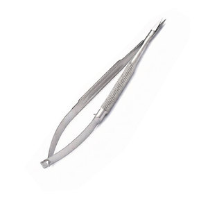 Ensemble de micro-porte-aiguilles, ciseaux et pinces Castroviejo, réutilisable, en acier inoxydable, certifié CE, pour instruments chirurgicaux - Product Image 2