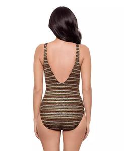 Traje de baño de una pieza con control de abdomen Sparkle Sands Odyssey para mujer |   Traje Miraclesuit - Product Image 3