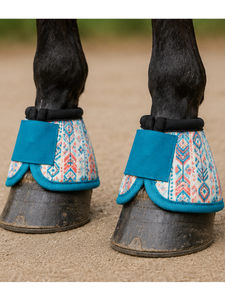 Protège-encoches pour chevaux imprimés par sublimation, absorbant les chocs, à compression, anti-torsion, en coton, durables, pour la protection des sabots équins - Product Image 1