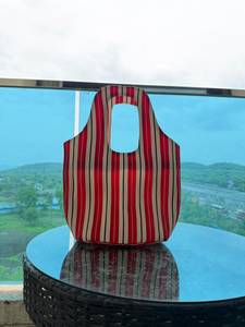 Fashion Outdoor Tote high fashion <b>Bag</b> with Zipper Closure made of recycled <b>nylon</b> hand <b>bags</b> made in India handmade ecofriendly - Product Image 5