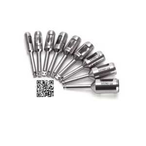 Ensemble de pinces de précision en acier inoxydable Satinsky, multifonctionnelles, à pointes incurvées et dentelées, poignée ergonomique, classe III, 11 positions de mâchoires - Product Image 6