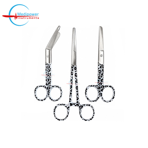 ชุดเครื่องมือพยาบาลลายสัตว์สีดำขาว OEM ชุดกรรไกรผ่าตัดสแตนเลส - อุปกรณ์การแพทย์ - Product Image 4