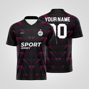 เสื้อฟุตบอลย้อนยุคแบบสั่งทำสำหรับผู้ชาย เสื้อซ้อมฟุตบอล ผ้าตาข่ายระบายอากาศ - Product Image 1