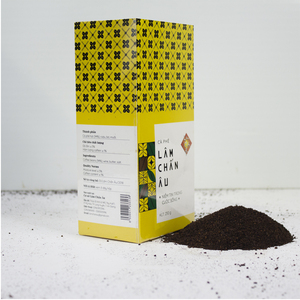 Caffè Nero Robusta in Grani, Bevande al Caffè Confezionate su Misura in Cartone per Polvere, Caffè Giallo Lam Chan Au dal Vietnam - Product Image 3