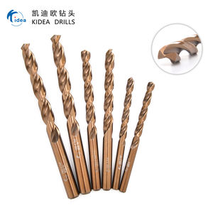 Brocas <span class=keywords><strong>KIDEA</strong></span> al por Mayor, Completamente Rectificadas, Vástago Redondo, HSS-E M35, Óxido Amarillo Cobalto, para Acero Inoxidable/Trabajo de Metales - Product Image 3