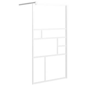 39.4 bianco "x 76.8" ESG vetro Walk-in parete doccia per bagno di qualità Premium vetro per docce moderne - Product Image 2