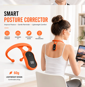 Correcteur de posture intelligent pour le dos, dispositif invisible de correction de la posture assise, ceinture d'entraînement orthopédique avec rappel en temps réel pour adultes et enfants souffrant de cyphose - Product Image 1