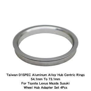 Anillos centradores de aleación de aluminio D1SPEC de Taiwán de 54.1mm a 73.1mm para Toyota, Lexus, Mazda, Suzuki, juego de adaptadores de cubo de rueda, 4 piezas - Product Image 4