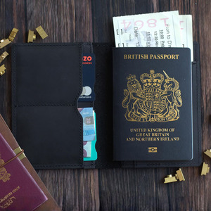 Luxury Leather Passport <b>Wallet</b> Travel <b>Document</b> Organizer Protection Multiple Card Pockets Custom Logo Wholesale OEM for sale - Product Image 2