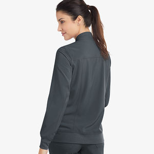 Nouvelle Arrivée Offre Spéciale Prix Usine Vente en Gros Blouson d'Infirmière Lourd pour Femme avec Poches Zippées Blousons Simples pour Femme - Product Image 3