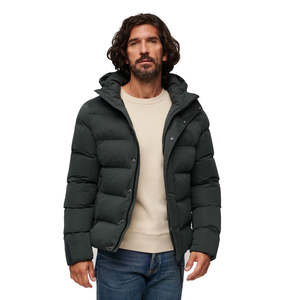 Chaqueta Acolchada con Capucha para Hombre, Nueva Colección, Color Personalizado, Lona Delgada, Transpirable, de Alta Calidad, Cómoda, Precio Razonable - Product Image 1