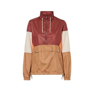 Chaqueta Cortavientos Cómoda para Mujer, Chaqueta Cortavientos de Nailon Transpirable, Ligera, con Bloques de Color - Product Image 1