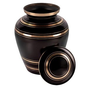 Luxury Inspired Brass Adult Funeral Ashes Urn Cremation <b>Memorial</b> <b>Keepsake</b> Holder Crafted With Refined Fine Detailing - Product Image 5