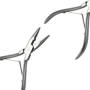 Professional Stainless Steel Hair <b>Extensions</b> Plier For Micro Link <b>Beads</b> Hair <b>Extension</b> Tools Silver Color Single Piece - Product Image 6