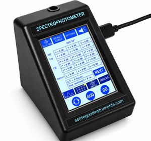 Espectrofotómetro de color portátil de mano, apertura de 28 mm, 400-700 nm, resolución de 1 nm, colorímetro de alta precisión - Product Image 5