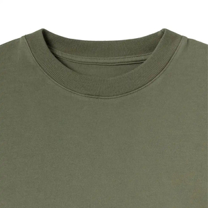 Best Quality Custom Front Logo Heavy Weight Regular T-<b>shirts</b> 500g <b>Silk</b>/Cotton <b>Men</b> O-Neck Short Sleeve Casual Fleece Comfortable - Product Image 3