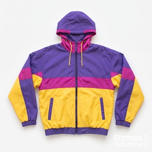 Oversized Fit, Vintage Streetwear <b>Jacket</b>, Unisex Windcoat, Minimalist <b>Techwear</b>, Athletic Sportswear - Product Image 1