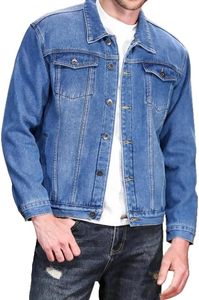 Blousons en jean enduit unisexe à col montant, logo frontal, respirants, coupe ajustée, style streetwear, hiver, faible MOQ - Product Image 6