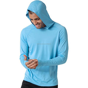 Sudadera con capucha de protección solar UPF 50+ para hombre, camisa de pesca de manga larga con protección solar, camisa ligera con protección UV para exteriores - Product Image 2