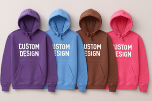เสื้อฮู้ดดี้ปักลายทรงโอเวอร์ไซส์แบบครอป ผ้าฝ้ายเฟรนช์เทอร์รี่ 100% หนัก 500 กรัม สไตล์สตรีทแวร์ลำลองสำหรับฤดูหนาว ทรงปกติ - Product Image 5