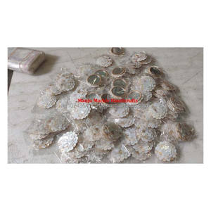 Nueva colección, el mejor diseño, incrustaciones de madreperla, espejo, piedra preciosa, forma redonda, pulido Natural para decoración de Navidad, artículo de regalo - Product Image 1