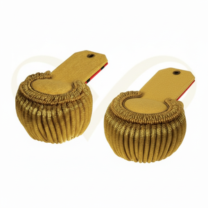 แผ่นปักตราสัญลักษณ์ยศแบบพรีเมียมสำหรับเครื่องแบบพิธีการ พร้อมสายสะพายไหล่แบบลวดลายพิเศษ - Product Image 3